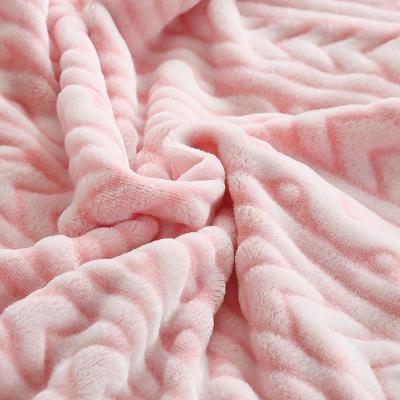 China 2021 Hot Factory Sale Hometextile Fabric Milk Wool Flannel Cloth Air Conditioning Fabric Anti-static for sale