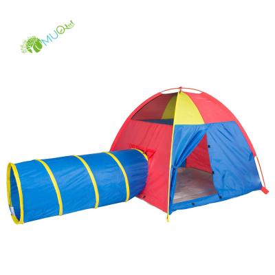 China Sports Play YumuQ Outdoor/Indoor Kids Dome Play Tent and Crwal Tunnel Combo, Safari Fun Play Tent with Tunnel Set for Camping, Kids for sale