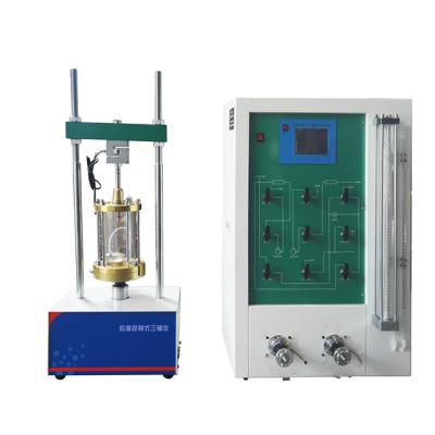 China Soil Computer Automatic Control Three Axis Test Equipment For Soil UU CU CD Test Systems for sale