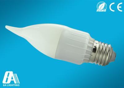 Cina 3 lampadine della candela di W E27 LED riscaldano la durata della vita bianca della luce dell'ABS 50000 ore in vendita