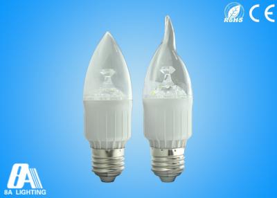 Cina Copertura luminosa AC90-264V della lampadina E27-Transparent della candela con bianco 2800-6500k in vendita