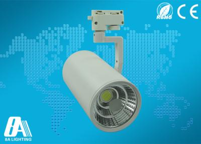 China 20W COB LED Track Lighting Cool White 1800lm 2 Wire Connector for sale