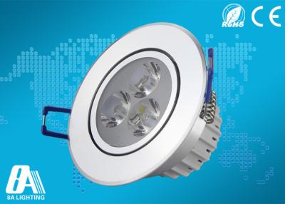 Cina Soffitto di alluminio Downlights del LED 3 watt di 80lm/bianco fresco 6500K di W in vendita