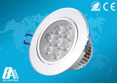 중국 천장 Downlights 에너지 절약 지도된 Ac 85v - 265v 560LM 백색 천장 빛 판매용