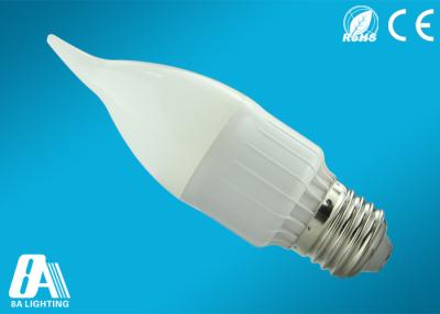 China 6000k - 6500K 3w E27 ABS LED Candle Bulbs for Office / Coffee Bar Lobby Lighting for sale