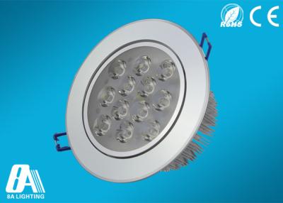 China 960 LM 12 W Round Aluminum Recessed  LED Ceiling Downlights 6500K for sale