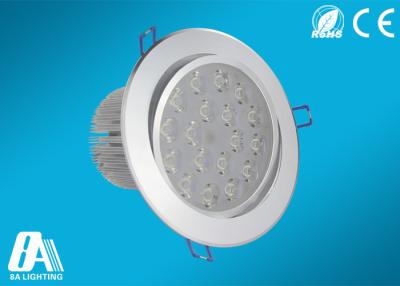 Cina L'alto potere 18W ha messo intorno a bianco caldo principale a forma di di Downlights 110V 220V in vendita