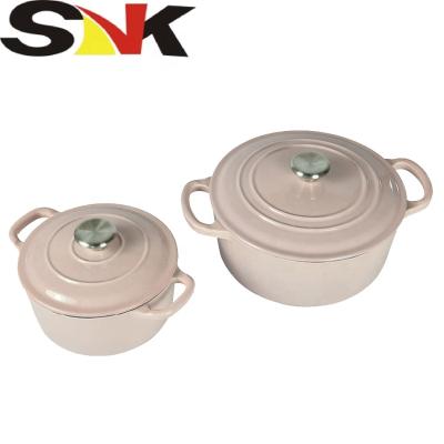 China High Quality Cast Iron Glazed Mini Small Size Casserole Teapot Viable Best Price for sale