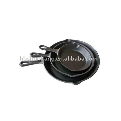 China Without molded lid iton fry pan for sale