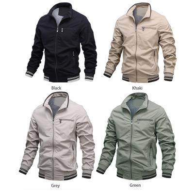 China Wholesale Clothing Spring Light Jacket Outdoor Casual Fashion Breathable Plus Size Mens Cotton Wash Bomber Jackets for sale