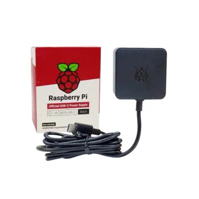 China Charger Official USB-C Power Supply For Raspberry Pi 4 USA /EU/ UK White/Black PI-PSU-5V3A-USB-C Raspberry Pi 4 Charger for sale