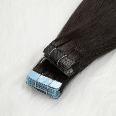 China Double Needle Wave 24inch Hair Extension Factory Outlet Double Needle Tape Hair Extensions Silky Straight Hair Extensions Double Weft 100% Suction Skin Weft for sale