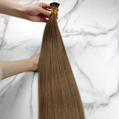 China Silky Straight Wave 100g/pack Pre Bonded Me Tip Double Drawn Cuticle Hair Hair Extension for sale