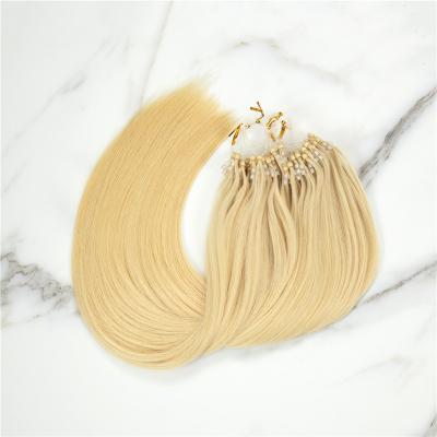 China Wholesale High Quality Silky Straight Wave Bone Micro Straight Hair Extensions Peel Weft Micro Loop Hair Extensions for sale