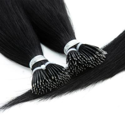 China Silky Straight Wave Best Selling Nano Ring Hair Extensions for sale