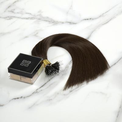 China High Quality 100% Unprocessed Double Raw Human Hair Extension 100% Virgin Human Hair Stick Tip Natural Plastic Hair for sale