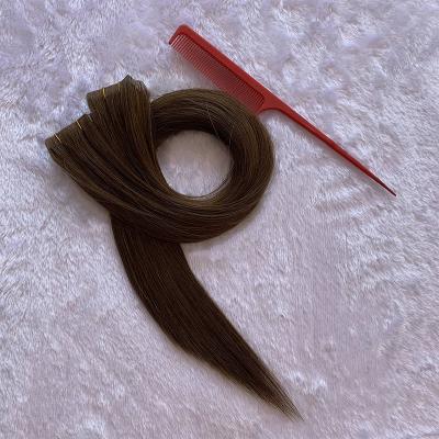 China No rejection. No tangling. Soft. Shiny Hot Sale Cuticle Intact Double Remy Hair Injection Pulled Invisible Tape In Hair Extensions for sale