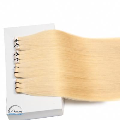 China No rejection. No tangling. Soft. 100% Shiny Hair Tape In Invisible Skin Weft Seamless PU Handtied Tape Invisible Hair Extensions for sale