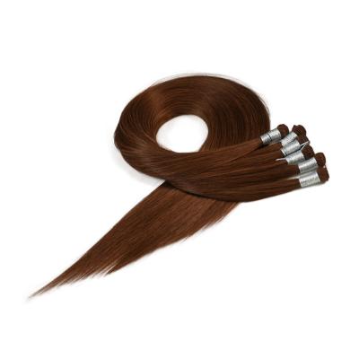 China Silk Straight Double Hand Drawn Tied Blonde Hair Braiding Extensions For Bulk Braids for sale