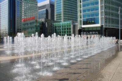 China Farbenfrohe Led-Licht-Boden-Wasserbrunnen für Beschaffung von B2B-Beschaffungen zu verkaufen