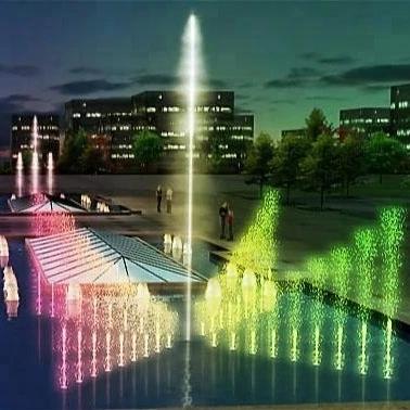 China Signalkontrolle Musikbrunnen Tanzen Sie Ihren Brunnen mit Licht und Musik zu verkaufen