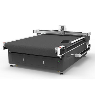 China TongHui Stable Auto Feeding System Automatic Blade Cutter Garment Cloth Fabric No Laser Cutting Machine for sale