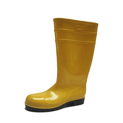 China Damping Safety Rubber Boots PVC Free Rubber Wellington RainBoots Metal Rainboots Cultivating Shoes Anti-smash Waterproof Anti-sting for sale