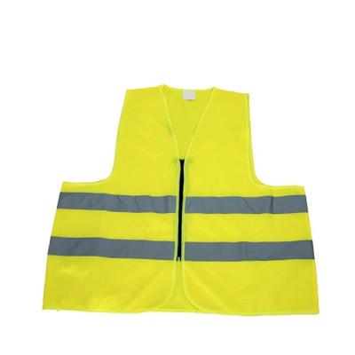 China Hot Selling XINJIAN Normal Construction Normal Visibility Safety Working Visibility Safety Reflective Vest With Zipper for sale