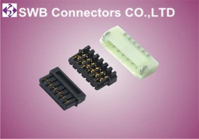 China Wafer IDC Male Connector Wire to Board , 0.6mm Crimp Style Connector 4 pin - 12 pin for sale