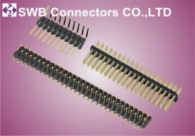 China 1.27mm Pitch Male Pin Header Connector 20 pin , Double Row Pin Header for office equipments for sale