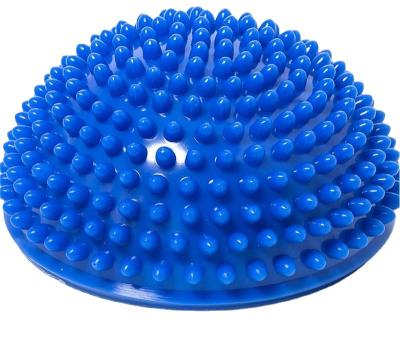 China Half Yoga Massage Ball Eco - Friendly Round Spiky Ball Elastic Massage Ball for sale