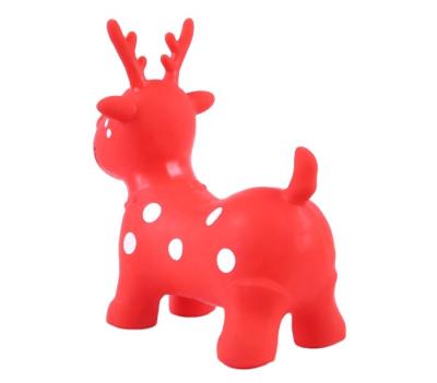 China Eco-friendly custom soft play logo hopper jumping animal bouncy horse toddler for kids for sale