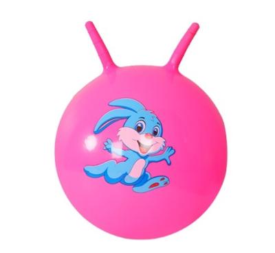 China Toy Inflatable PVC Toys Hopper Inflatable Ball With Handle Jumping Ball for sale