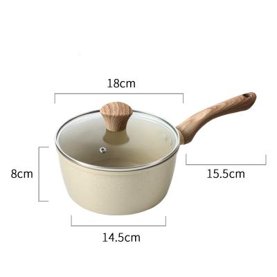 China Sustainable Wholesale Forged Aluminum Cookware Set Induction Casserole and Fry Pan Set for sale