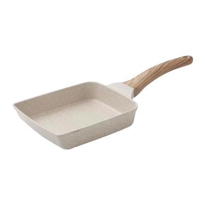 China Portable Japanese Tamagoyaki Frying Pan Square Pan Maifan Egg Stone Bun Frying Pan Wholesale for sale