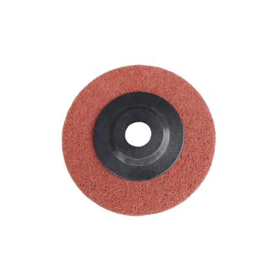 China Abrasive and polishing non-woven abrasive and polishing brushes 80mm-120mm flexible 60#-2000# 50-150mm 80-120mm NC SIC or AL2O3 fin wheel; CS DE GUA for sale