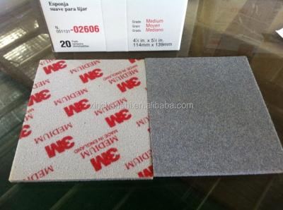 China 3M High Quality Fine Softback Grinding and Polishing Sanding Sponge for sale