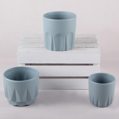 China Simple Minimalist Morandi Color Style Pottery Flower Pots And Planters for sale