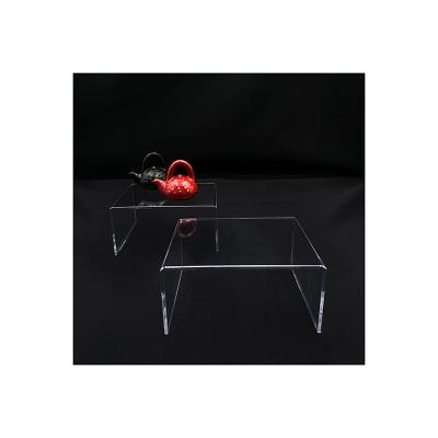 China Customizable Designed A-piece-shaped Shop Merchandise Display Small U Type Display Stand for sale