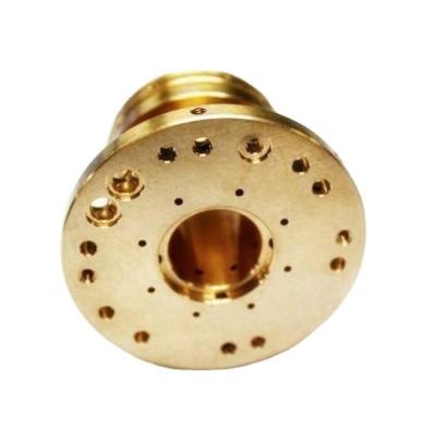 China Custom Manufacture High Quality 5axis Automatic Sandblasting Brass Metal CNC Machining Elements for sale