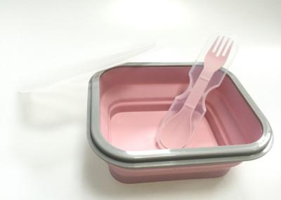 China Collapsible , On the Go , Leak Proof , Silicone Bento Box for sale