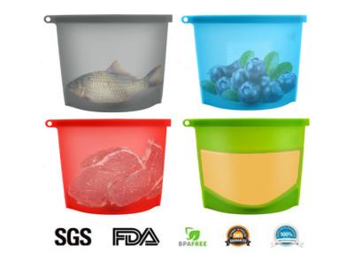 Cina Sicurezza alimentare, prova della perdita, riutilizzabile, borsa dell'alimento del silicone, 1000ml, 1500ml in vendita