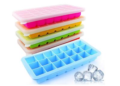 China Food Safety , Premium Quality, 21 Cubes , Silicone Ice Tray for Commerical Use , Promotional Gift for sale