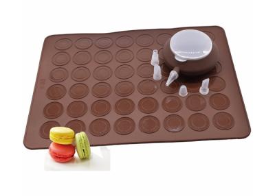 China Lebensmittelsicherheit, Nicht-Stock, Hitzebeständigkeit, Silikon Macaron-Backen-Matte mit Topf und 5 Dekorations-Spitzen zu verkaufen