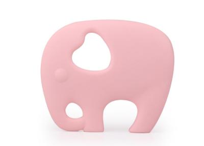 Cina Colore su misura amichevole eco- di Teether del bambino del silicone di forma dell'elefante in vendita