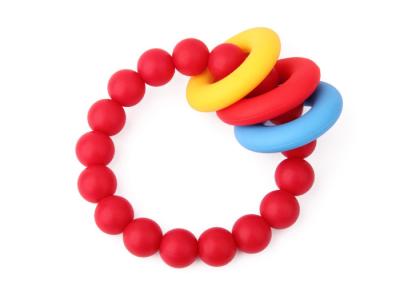 China BPA Free Silicone Teething Bracelet High Temperature Resistance For Babies for sale