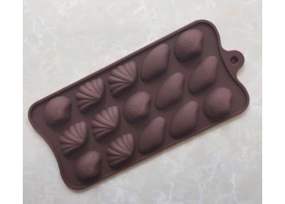 China Microware Safe Seashell Chocolate Mould Extracción fácil para cantina / panadería en venta