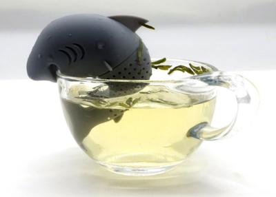 China Shark Shape Silicone Tea Infuser 8.6 * 8.1 * 4.2cm con certificación FDA en venta