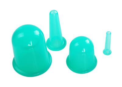 China Easy Clean Silicone Household Products , 4 Pcs Massage Silicone Cupping Set for sale