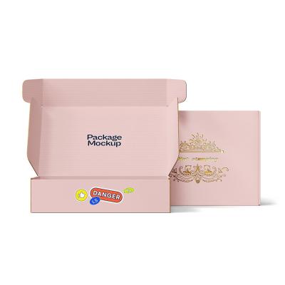 China Good Quality Printing Logo Cardboard Custom Recycled Paper Gift Packaging Box Custom Logo Corrugated Shipping Mailer Box for sale